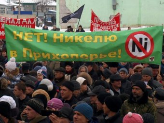 Балашовская делегация присоединилась к митингу против добычи никеля