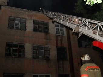 В Саратове сегодня ночью горел один из Домов 8-го Марта